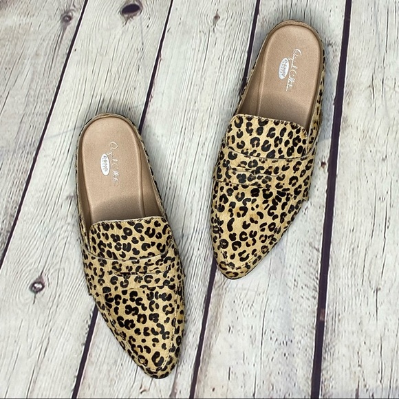 dr scholl's leopard print